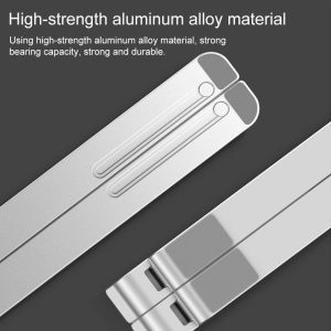 Adjustable Laptop Stand - Portable Folding Heat Dissipation Desktop Holder - Image 7