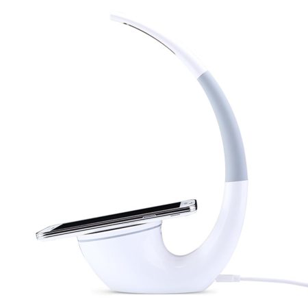 2 In 1 Wireless Charger & Led Light With Usb Port