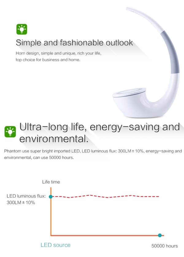 2 In 1 Wireless Charger & Led Light With Usb Port - Image 15