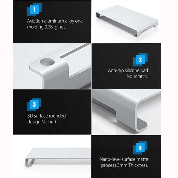 Premium Monitor Stand - Aluminum Alloy - Image 8