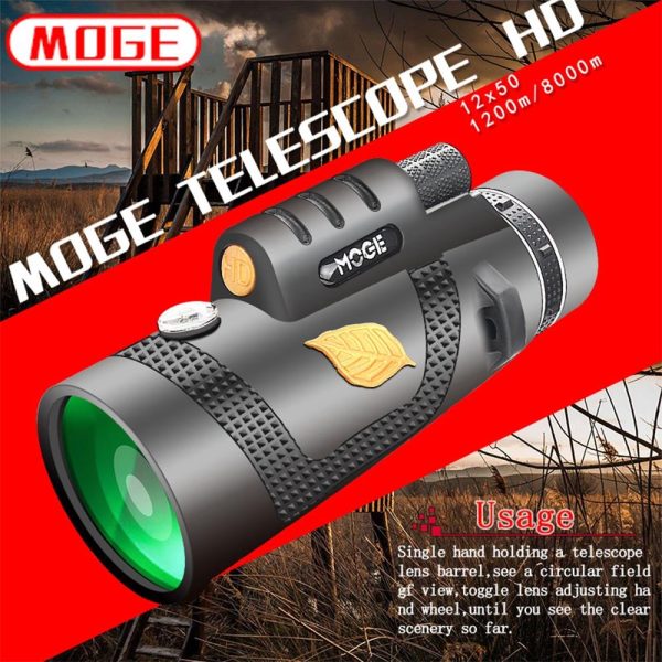 Professional Hd Monocular Night Vision Telescope - 12X50 - Image 6