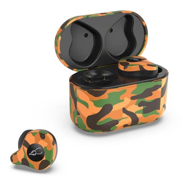 Waterproof Wireless Bluetooth Earphones with Charging Box - X12 Ultra- Sahara Camo - Image 3