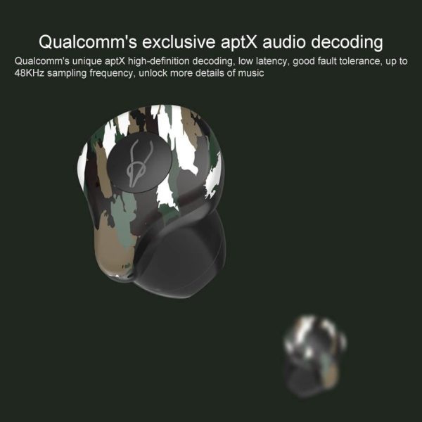 Waterproof Wireless Bluetooth Earphones with Charging Box - X12 Ultra- Sahara Camo - Image 6