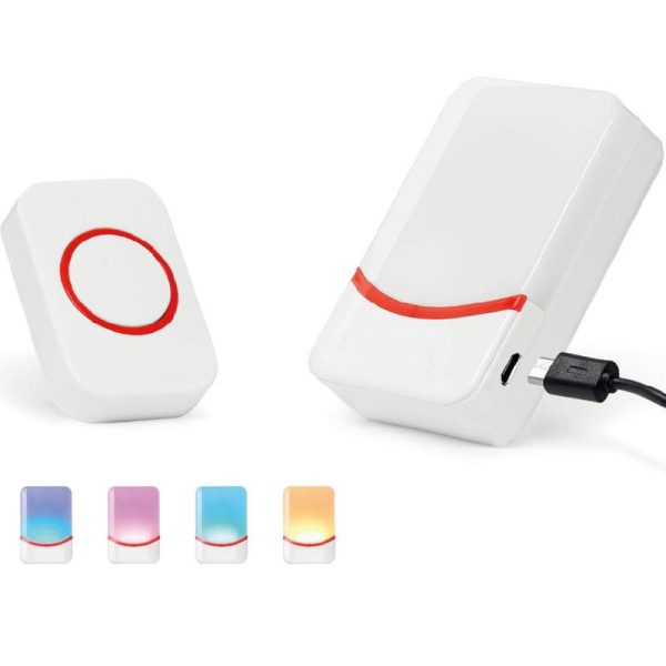 Wireless Doorbell With Remote Control And Flashing Light - Cmf1188-12 - Image 4
