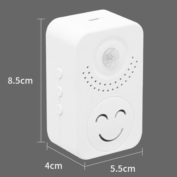 Entrance Voice Broadcaster - Small Horn Sensor For Doorbell Use - Battery Square - Image 3