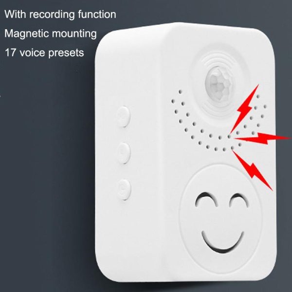 Entrance Voice Broadcaster - Small Horn Sensor For Doorbell Use - Battery Square - Image 7