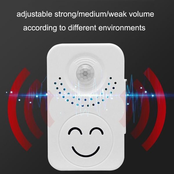 Entrance Voice Broadcaster - Small Horn Sensor For Doorbell Use - Battery Square - Image 9