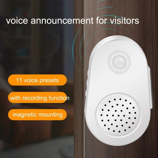 Entrance Voice Broadcaster - Small Horn Sensor For Doorbell Use - Battery Square - Image 15