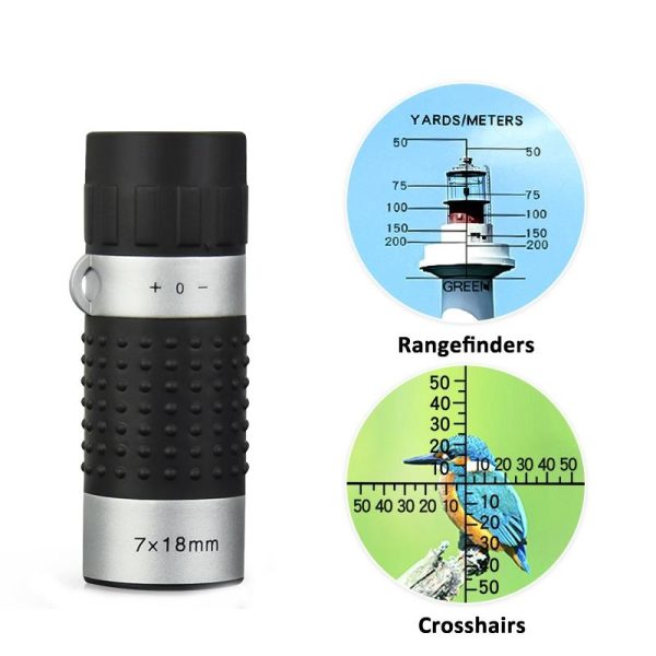 Compact 7X18 Monocular Telescope For Hunting Golf Hiking And Bird Watching - Rangefinders - Image 4