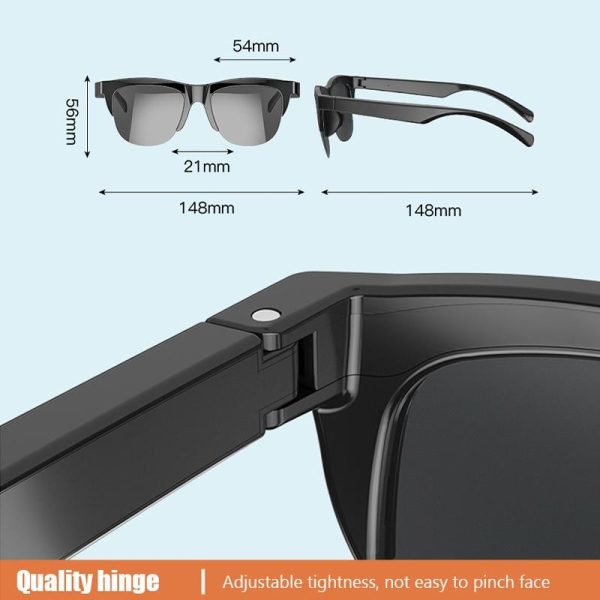 Bluetooth 5.3 Smart Sunglasses with Wireless Headset and Anti-glare Protection - Image 3