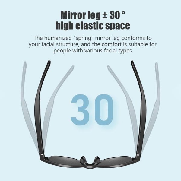 Bluetooth 5.3 Smart Sunglasses with Wireless Headset and Anti-glare Protection - Image 9
