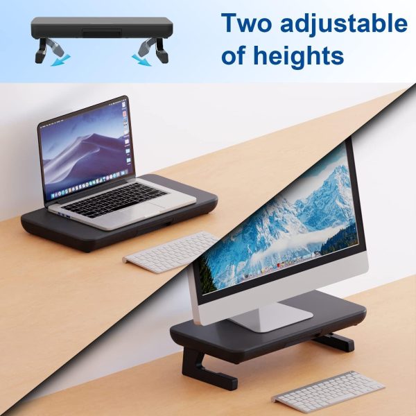 Adjustable Laptop Stand with Storage Drawer - Height Riser - Upgrade - Image 8