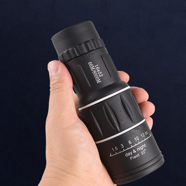 High Definition Monocular Telescope For Outdoor Bird Viewing - 16X52 Green Film - 16X52 Green Film - Image 8