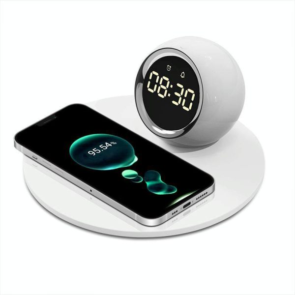 15W Rotatable Night Light Fast Charger Wheat - Wheat-Colour - Image 2