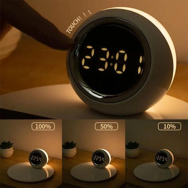 15W Rotatable Night Light Fast Charger Wheat - Wheat-Colour - Image 8