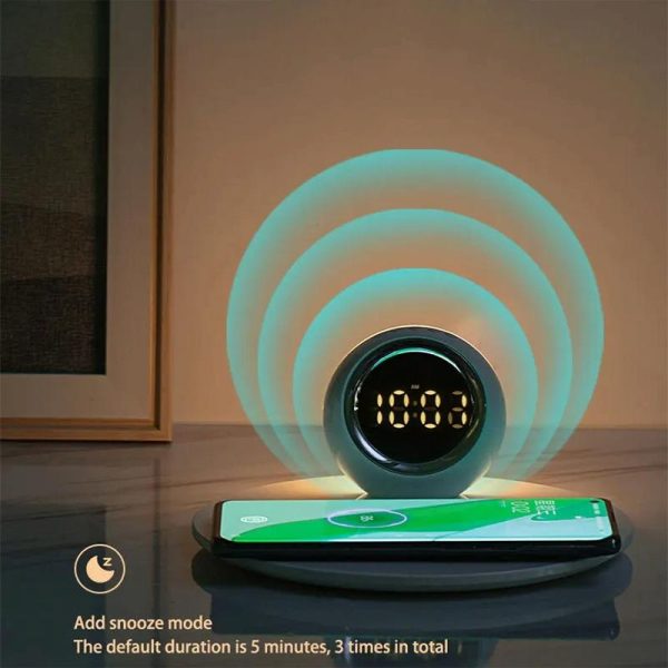 15W Rotatable Night Light Fast Charger Wheat - Wheat-Colour - Image 9