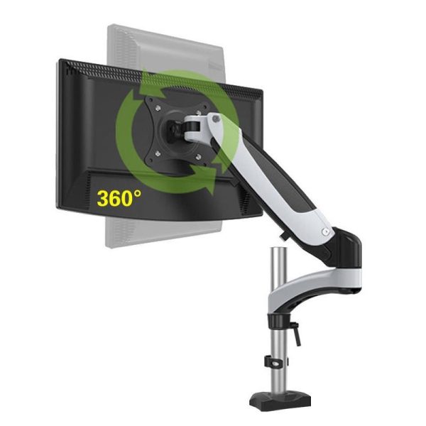 Adjustable Desktop Monitor Stand - Rotating - Image 6