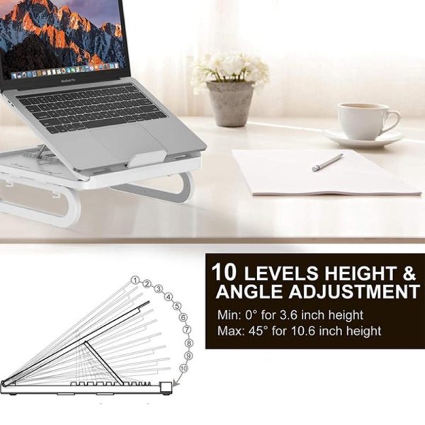 Adjustable Foldable Laptop Stand for Cooling and Ergonomic Lifting - Image 5