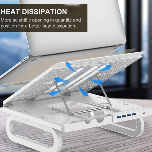 Adjustable Foldable Laptop Stand for Cooling and Ergonomic Lifting - Image 6
