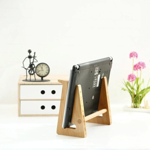 Wooden Desktop Cooling Stand for Computers and Tablets - Image 6
