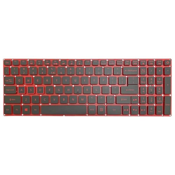 Red Backlit Laptop Keyboard - us Version - For Acer Nitro 5 An515-43 - Image 3