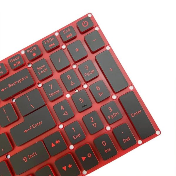 Red Backlit Laptop Keyboard - us Version - For Acer Nitro 5 An515-43 - Image 5