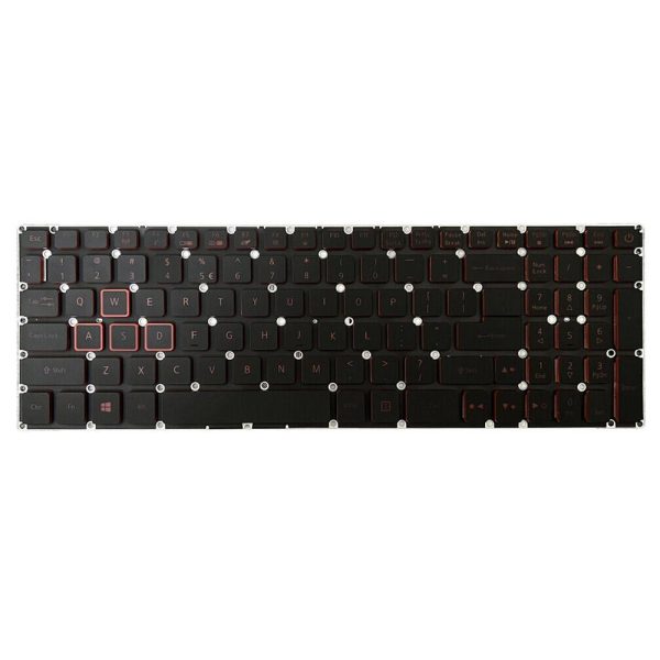 Red Backlit Laptop Keyboard - us Version - For Acer Nitro 5 An515-43 - Image 8