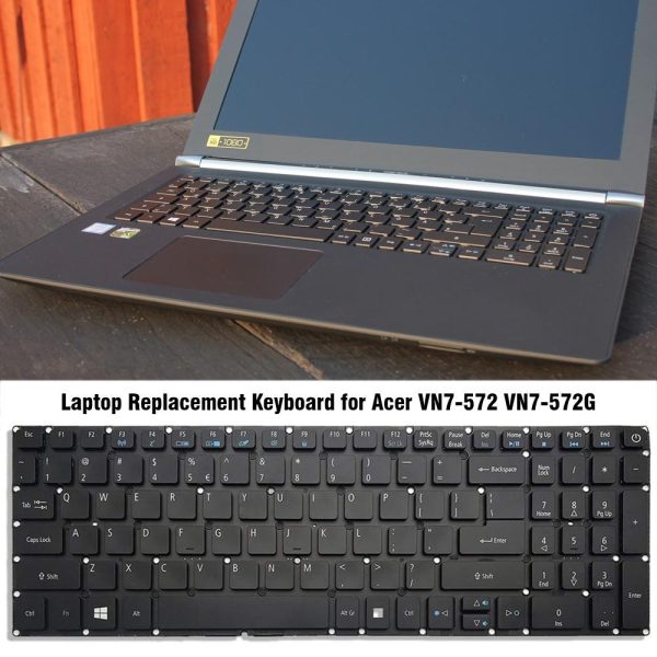Portable Keyboard for Laptops - Compact and Durable - For Acer M5-481 / M5-481T - Image 15