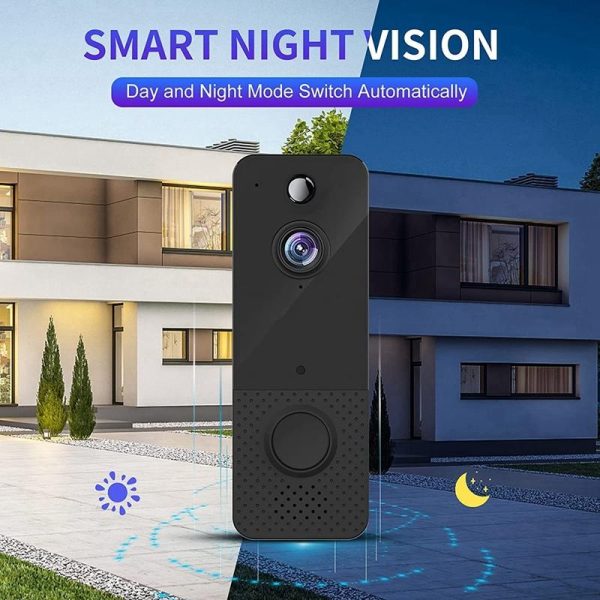 Wireless Wifi Video Doorbell With Night Vision And Ai Recognition - 720P - 1800 Mah - Image 8