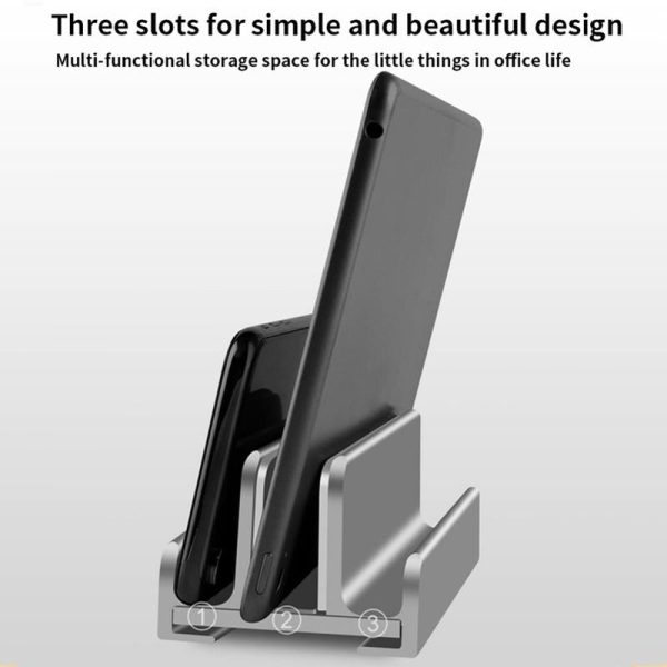 Versatile Aluminum Laptop Tablet Phone Stand - Compact Design - Image 7