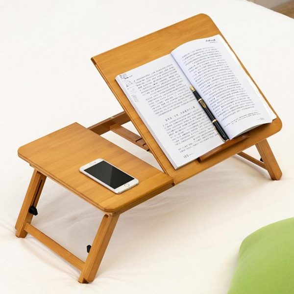 Adjustable Folding Laptop Desk for Dorm or Study - Compact Design - Image 2