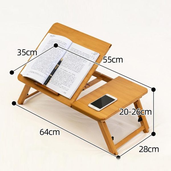 Adjustable Folding Laptop Desk for Dorm or Study - Compact Design - Image 4