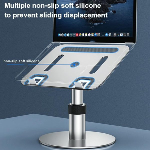Portable Aluminum Laptop Stand for Better Cooling and Ergonomic - Image 5