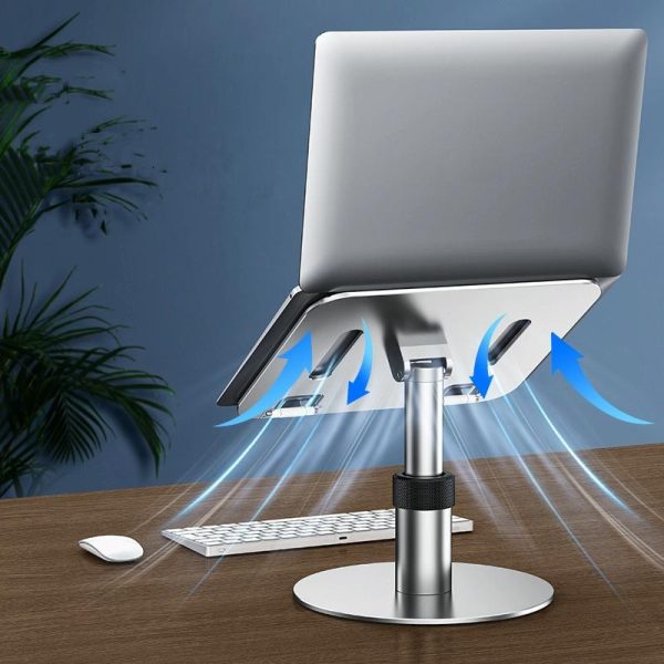 Portable Aluminum Laptop Stand for Better Cooling and Ergonomic - Image 8
