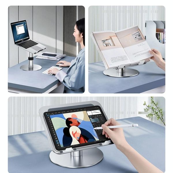 Portable Aluminum Laptop Stand for Better Cooling and Ergonomic - Image 9