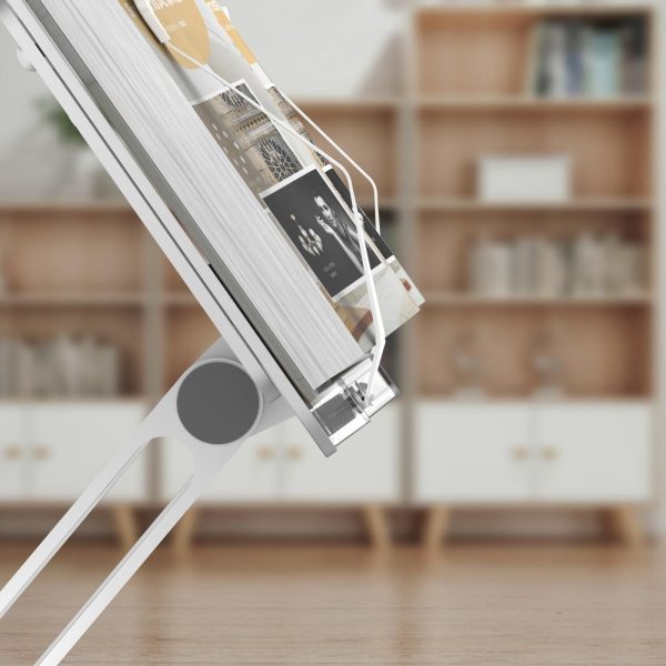Portable Folding Laptop Stand with Adjustable Heat Dissipation - Book Clips - Image 7