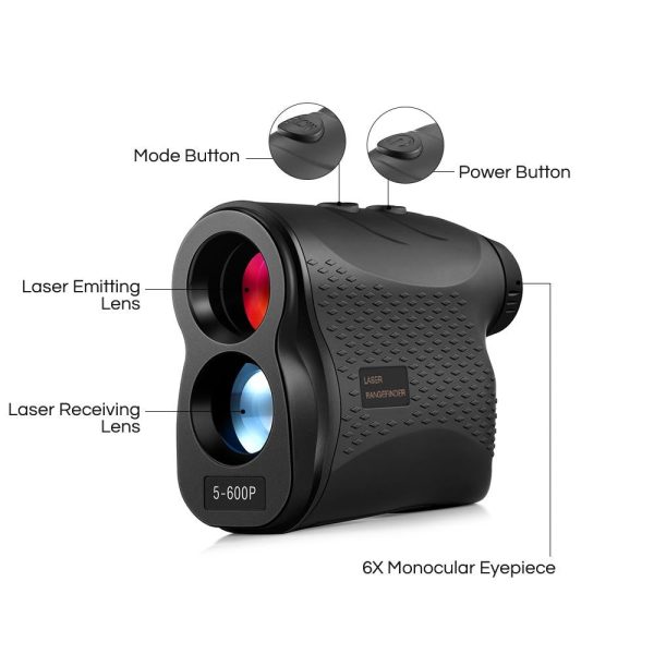 600M Handheld Golf Laser Distance Measuring Telescope - Image 9
