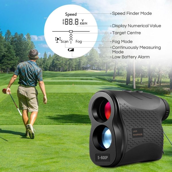 600M Handheld Golf Laser Distance Measuring Telescope - Image 11