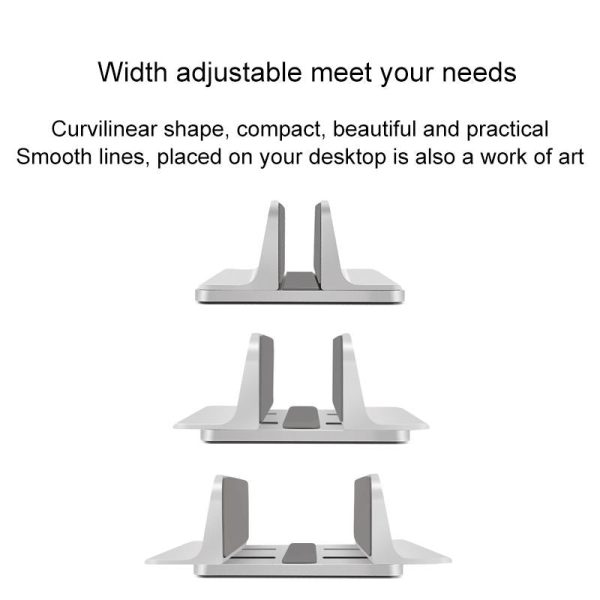 Portable Laptop Stand with Cooling Storage Base - Aluminum Alloy - Image 5