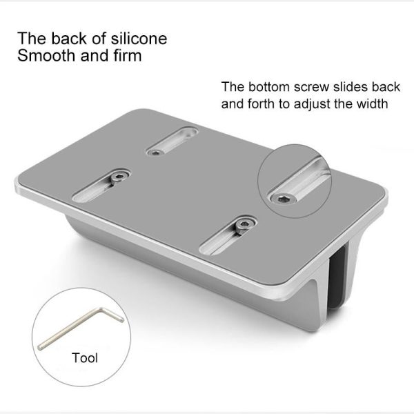 Portable Laptop Stand with Cooling Storage Base - Aluminum Alloy - Image 6