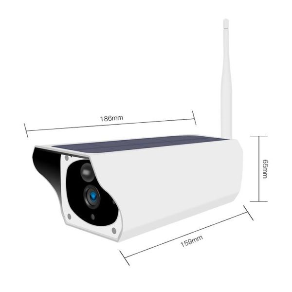 2Mp Solar Wifi Camera - Waterproof Night Vision Motion Detection Voice Intercom - Image 3