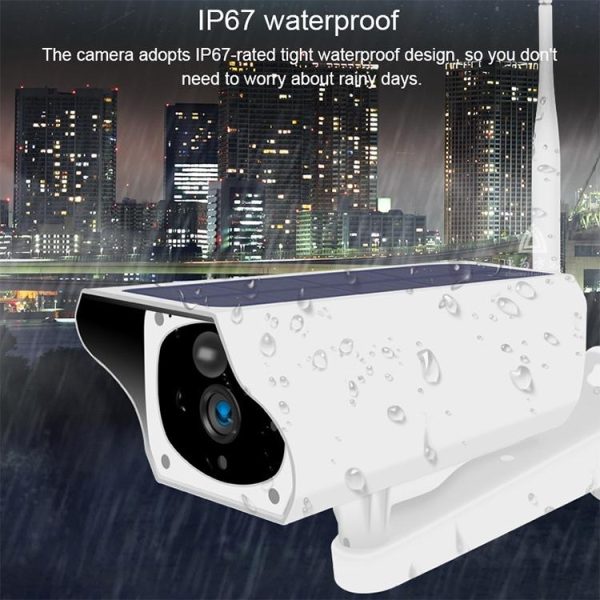 2Mp Solar Wifi Camera - Waterproof Night Vision Motion Detection Voice Intercom - Image 5