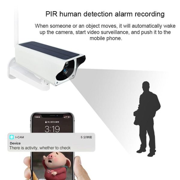 2Mp Solar Wifi Camera - Waterproof Night Vision Motion Detection Voice Intercom - Image 10