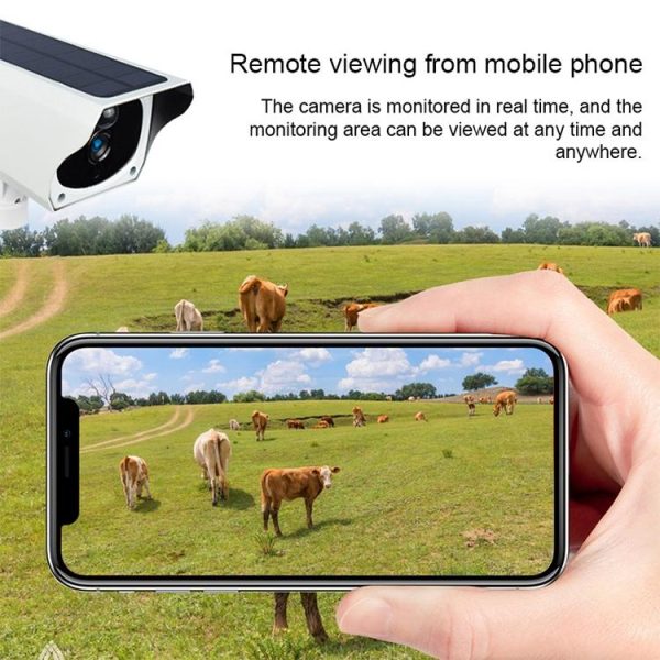 2Mp Solar Wifi Camera - Waterproof Night Vision Motion Detection Voice Intercom - Image 12