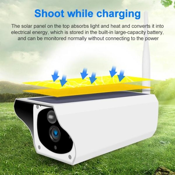 2Mp Solar Wifi Camera - Waterproof Night Vision Motion Detection Voice Intercom - Image 15