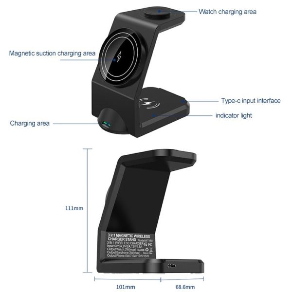 Multi Function Magnetic Wireless Charger - Image 3