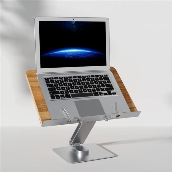 360 Degree Rotating Laptop & Book Stand - Adjustable & Hands-free - Image 3