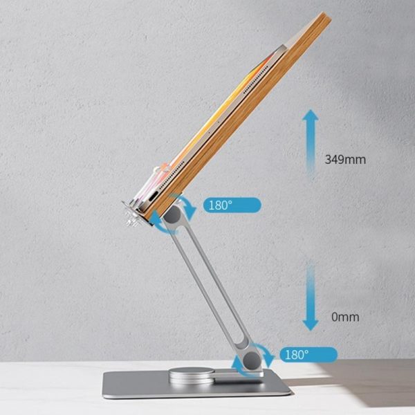 360 Degree Rotating Laptop & Book Stand - Adjustable & Hands-free - Image 5