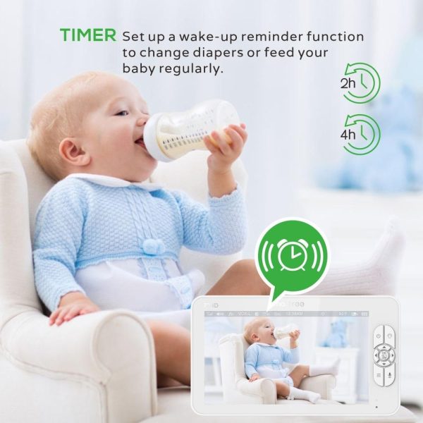 7 Wireless Baby Monitor With Temperature Monitor And 2-Way Audio - Image 6