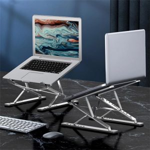 Foldable Aluminum Laptop Stand with Heat Dissipation - Image 3